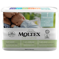 PANNOLINI MOLTEX PURE & NATURE NEW BORN 2-5 KG TAGLIA 1 22 PEZZI