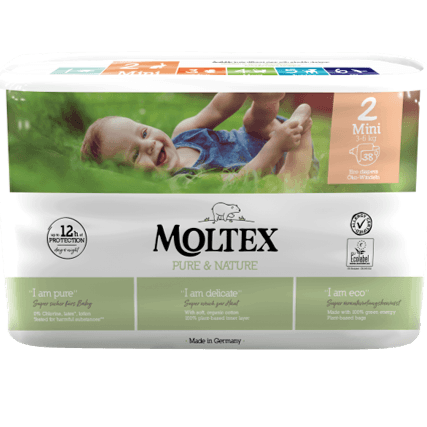 Pannolini Moltex Pure & Nature Mini 3 6 Kg Taglia 2 38 Pezzi