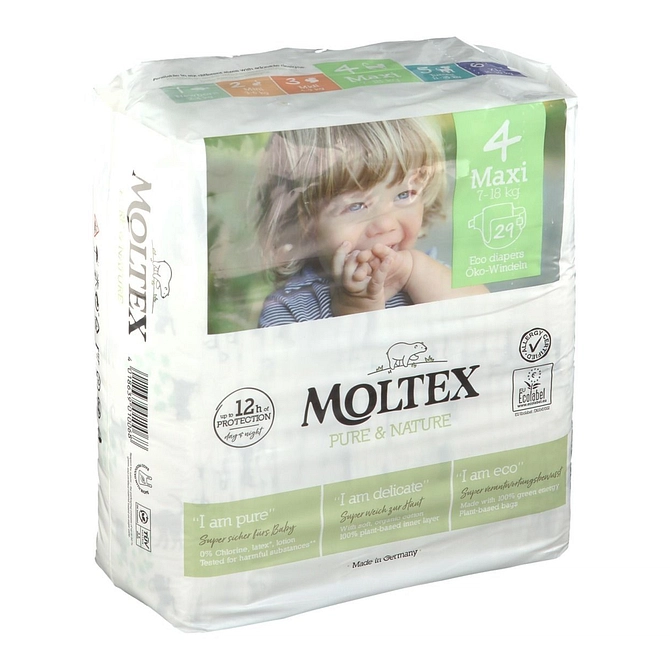 Pannolini Moltex Pure & Nature Maxi 7 14 Kg Taglia 4 29 Pezzi