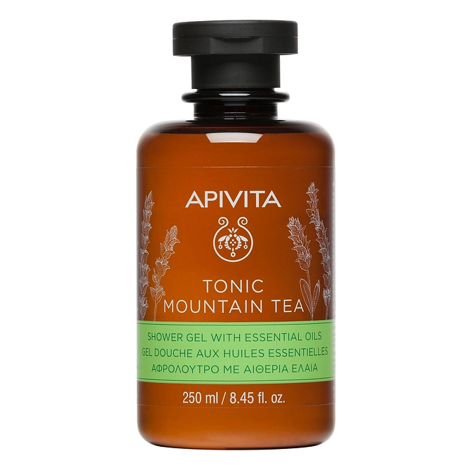 Apivita Tonic Mountain Tea Shower Gel 250 Ml/20