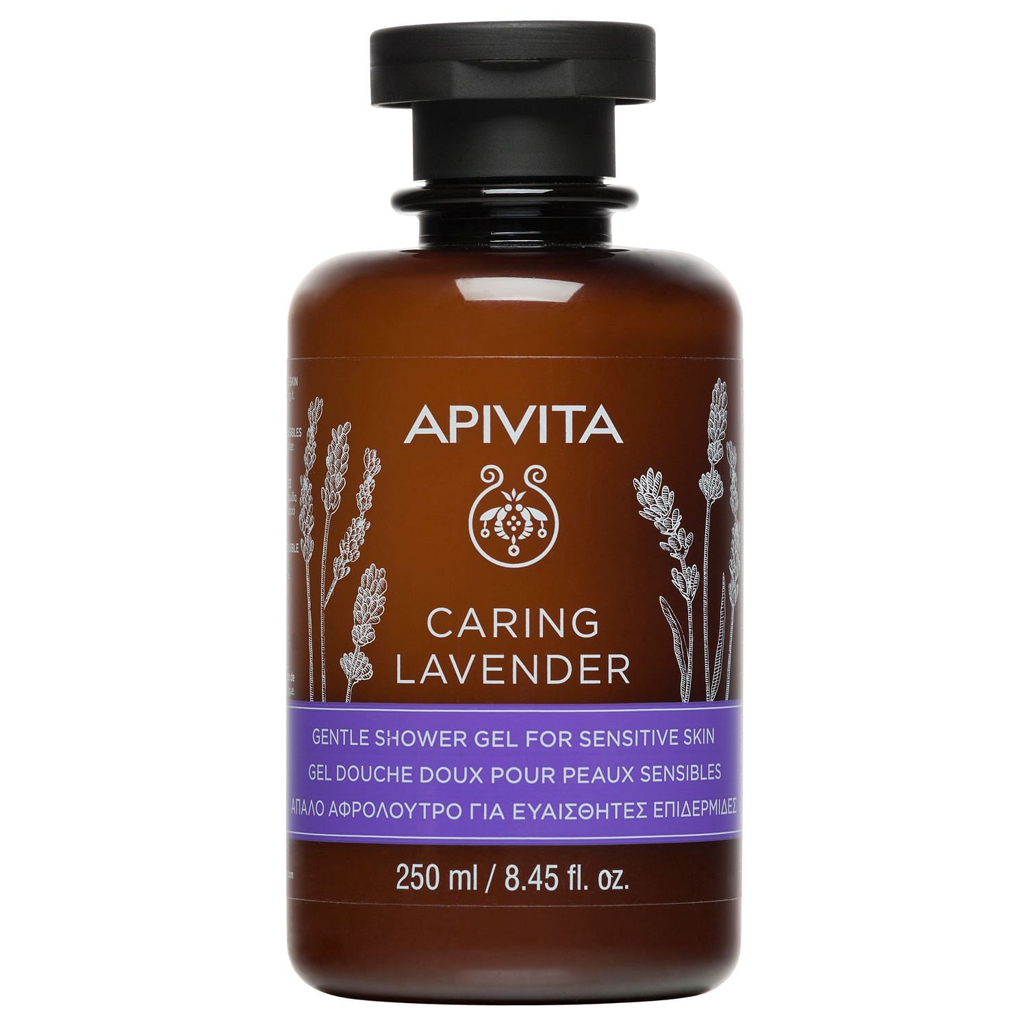 Apivita Caring Lavender Shower Gel 250 Ml/20