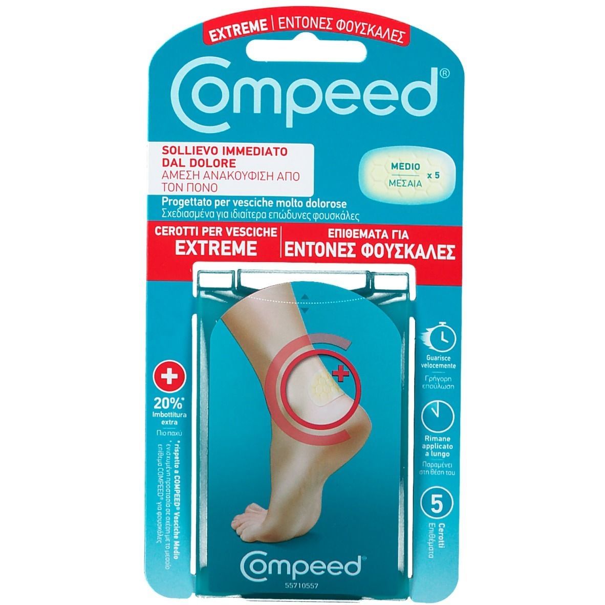 Compeed Cerotti Vesciche Extreme 5 Pezzi **-image
