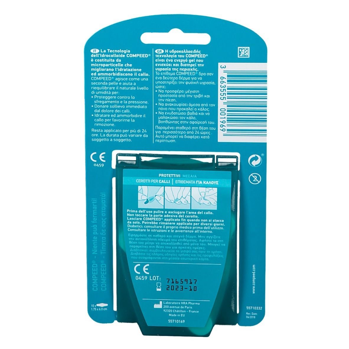 COMPEED CEROTTI PER CALLI MEDIO 10 PEZZI