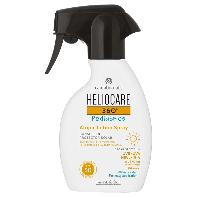 Heliocare 360 Ped Atopic Spf 50 Lotion Spray 250 Ml
