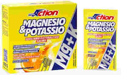 PROACTION MG+K MAGNESIO E POTASSIO SALI ORGANICI 10 BUSTE DA 10 G