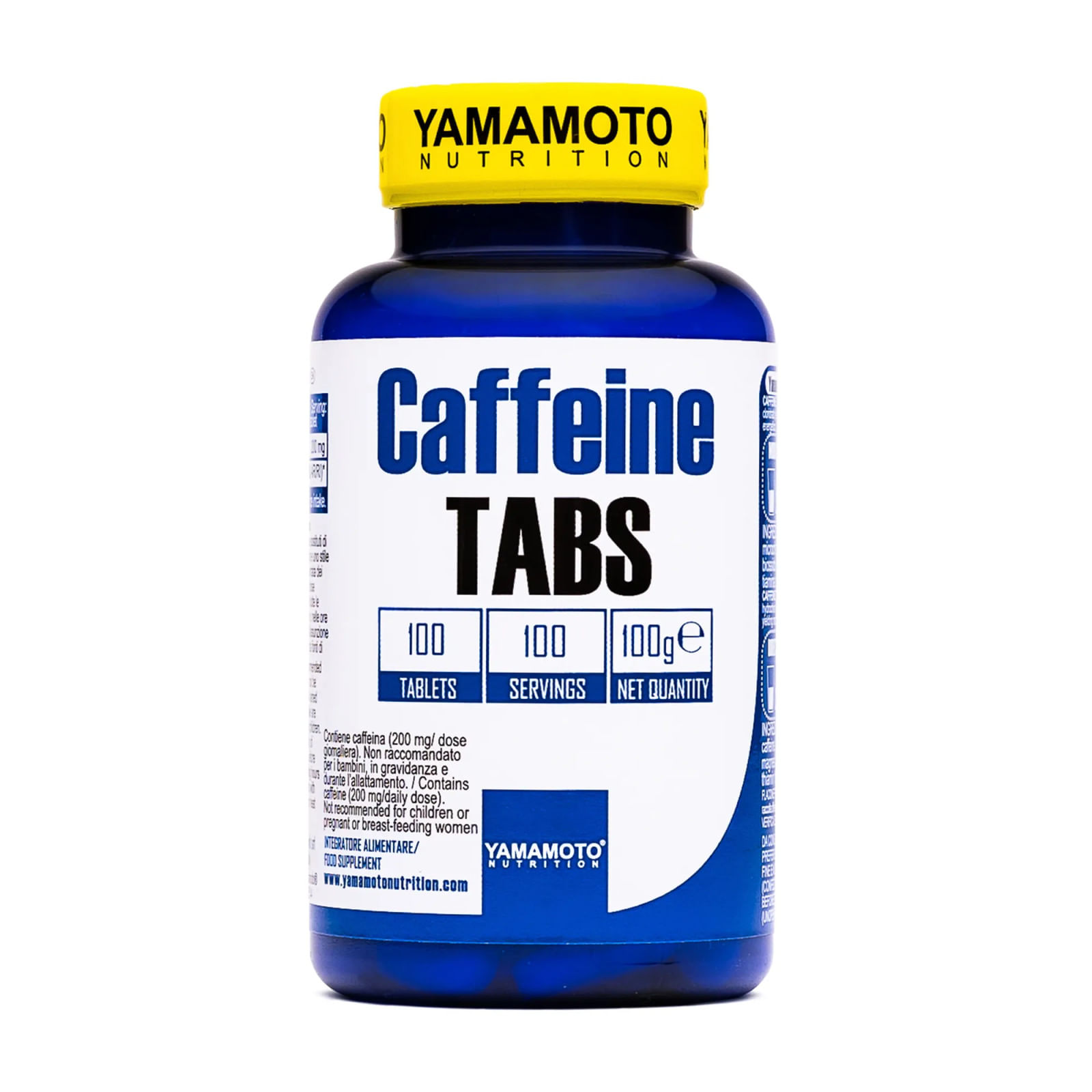 YAMAMOTO NUTRITION CAFFEINE TABS 100 TAVOLETTE