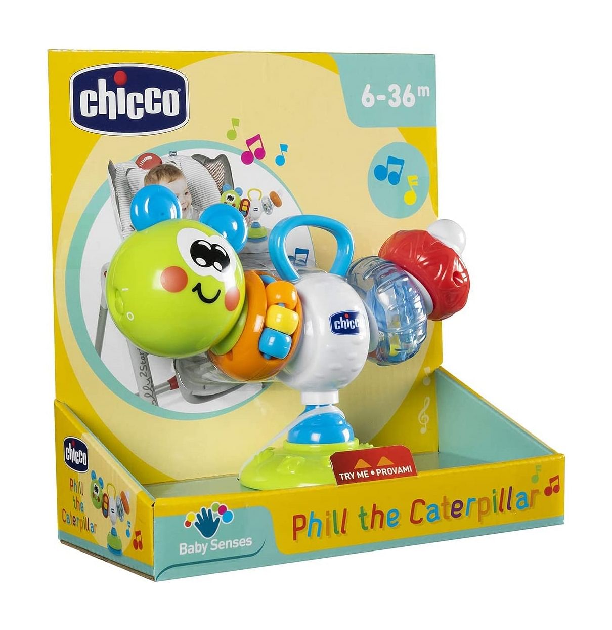 Chicco Gioco Bs Seggiolone Bruchino Ballerino