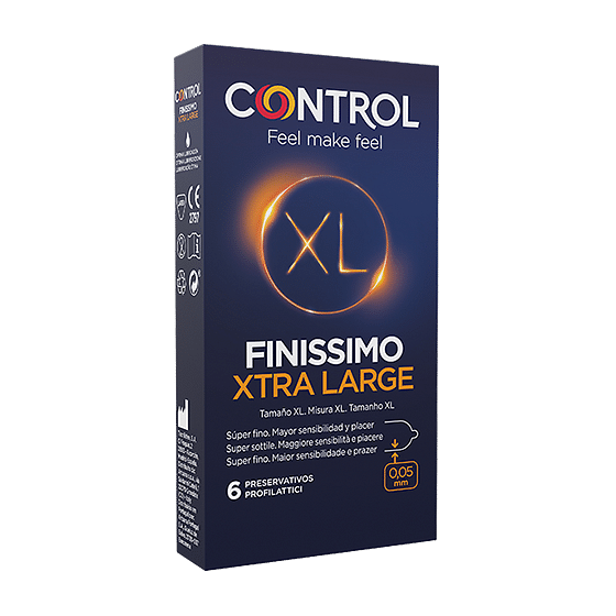 Control Finissimo Xtra Large 6 Pezzi