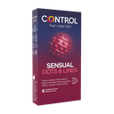 CONTROL SENSUAL DOTS&LINES 6 PEZZI