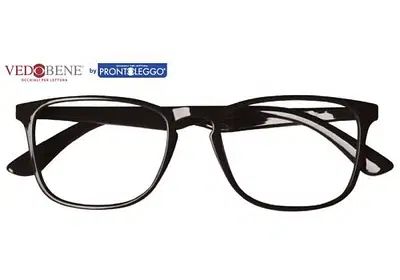 OCCHIALE DA LETTURA PREMONTATO VEDOBENE BIG NERO +1,50 1 PAIO OCCHIALE DA LETTURA PREMONTATO VEDOBENE BIG NERO +1,50 1 PAIO