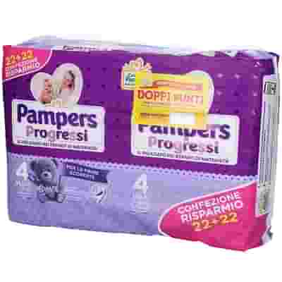 PAMPERS PROGRESSI MAXI PANNOLINO 4 7-18KG 44 PEZZI
