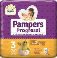 PAMPERS PROGRESSI MIDI PANNOLINO 3 4-9KG 27 PEZZI