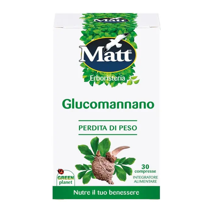 MATT GLUCOMANNANO 30 COMPRESSE