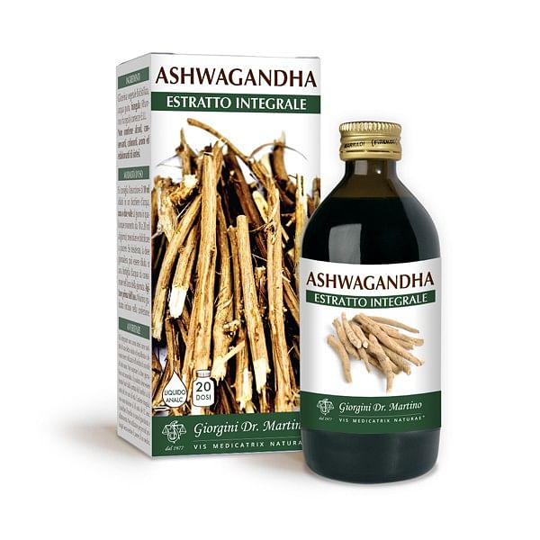 Ashwagandha Estratto Integrale Liquido Analcolico 200 Ml