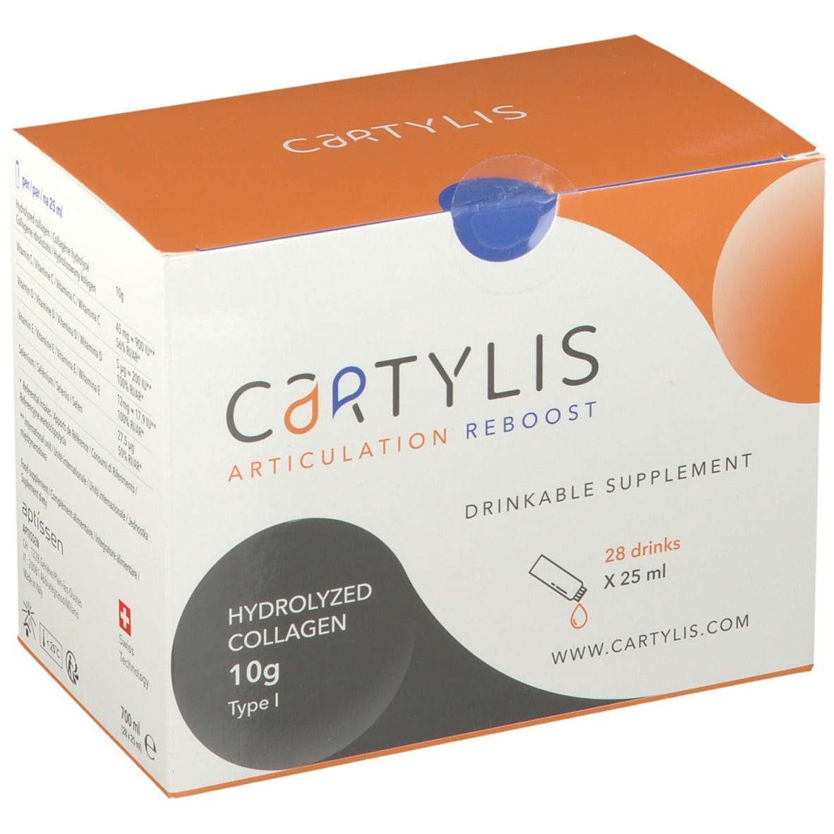 Cartylis Collagene Idrolizzato 28 Flaconcini X 25 Ml