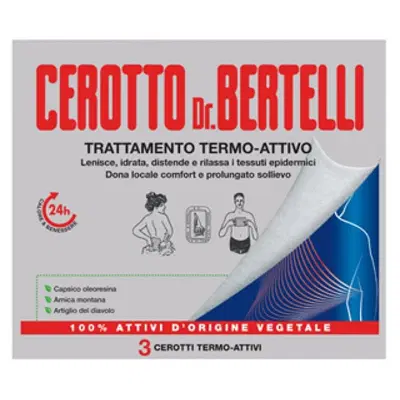DR BERTELLI CEROTTO TERMO-ATTIVO 3 PEZZI DR BERTELLI CEROTTO TERMO-ATTIVO 3 PEZZI