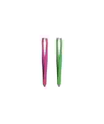 TROUSS 5 PINZETTE GOMMATE PUNTA A GRANCHIO VIOLA