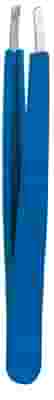 TROUSS 7 PINZETTE GOMMATE PUNTA A GRANCHIO BLU