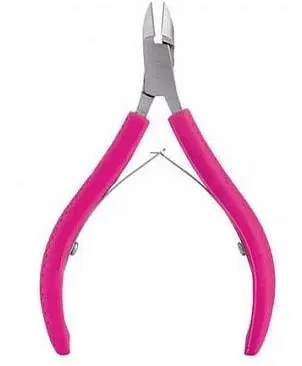 TROUSS 21 TRONCHESE PER CUTICOLE MANI IN ACCIAIO INOSSIDABILE COLORE ARGENTO E VIOLA TROUSS 21 TRONCHESE PER CUTICOLE MANI IN ACCIAIO INOSSIDABILE COLORE ARGENTO E VIOLA