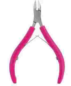 TROUSS 21 TRONCHESE PER CUTICOLE MANI IN ACCIAIO INOSSIDABILE COLORE ARGENTO E VIOLA