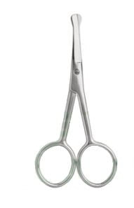 TROUSS 32 FORBICI PER UNGHIE A PUNTA MEDIA CURVA IN ACCIAIO INOSSIDABILE COLORE ARGENTO