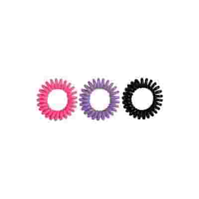 TROUSS 67 ELASTICO PER CAPELLI NERO/FUCSIA/VIOLA