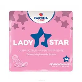 LADYSTAR ASSORBENTI ESTERNI 100% COTONE BIO GIORNO ALI 12 PEZZI LADYSTAR ASSORBENTI ESTERNI 100% COTONE BIO GIORNO ALI 12 PEZZI