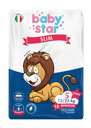PANNOLINI BABYSTAR SLIM 12/25KG TAGLIA 5 JUNIOR 16 PEZZI