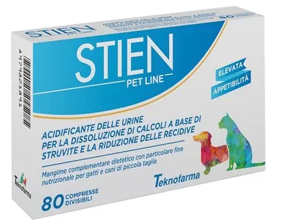 STIEN PET LINE GATTI/CANI PICCOLA TAGLIA 80 COMPRESSE DIVISIBILI STIEN PET LINE GATTI/CANI PICCOLA TAGLIA 80 COMPRESSE DIVISIBILI