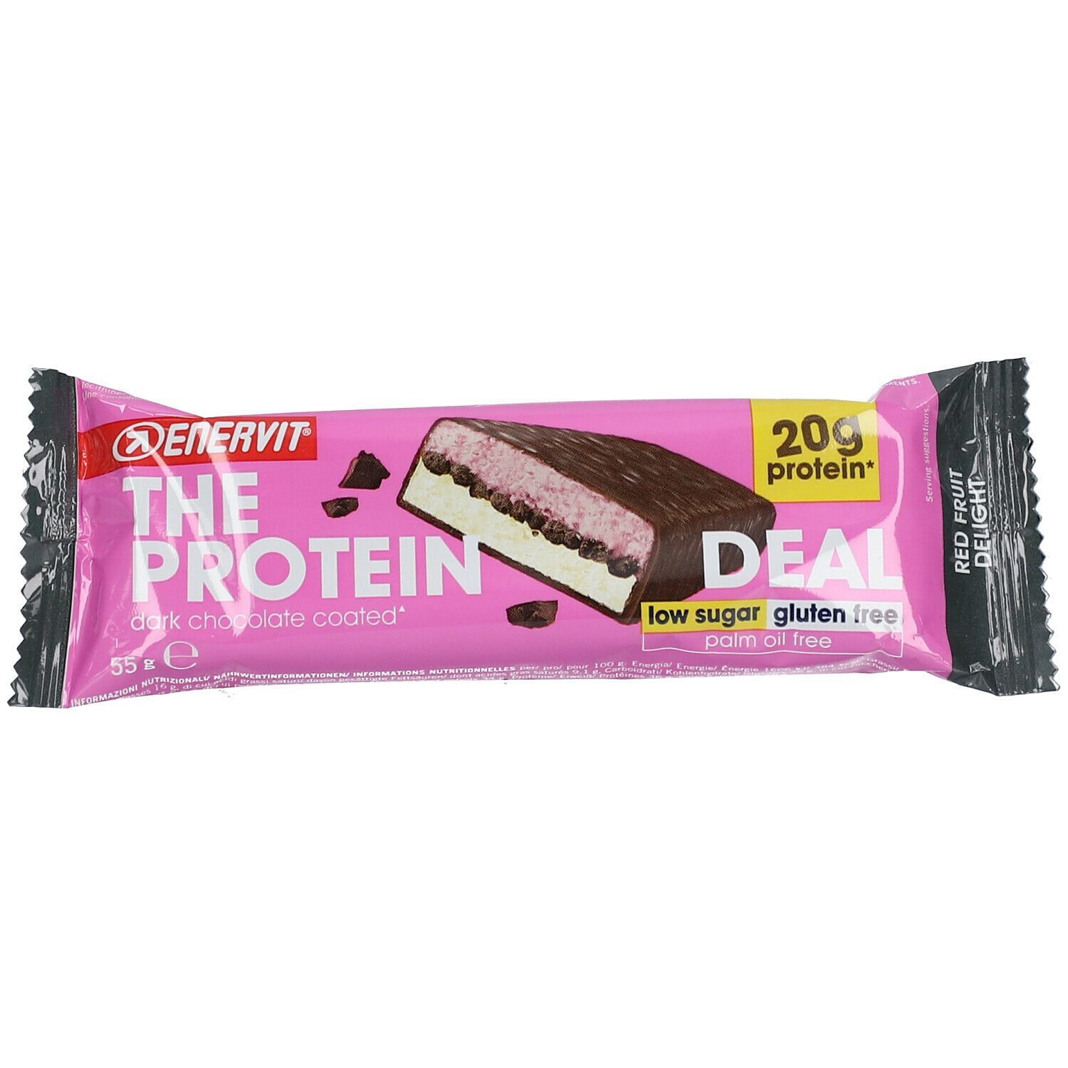 Enervit Prot Deal Bar 55 G Red Fruit