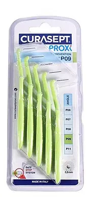 CURASEPT PROXI ANGLE P09 VERDE CHIARO/LIGHT GREEN 5 PEZZI CURASEPT PROXI ANGLE P09 VERDE CHIARO/LIGHT GREEN 5 PEZZI