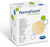 PERMAFOAM CLASSIC TRACHEOSTOMY NON-BORDER MEDICAZIONE IN SCHIUMA DI POLIURETANO SENZA BORDI 8X8CM 10 PEZZI