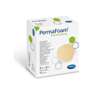PERMAFOAM CLASSIC TRACHEOSTOMY NON-BORDER MEDICAZIONE IN SCHIUMA DI POLIURETANO SENZA BORDI 8X8CM 10 PEZZI
