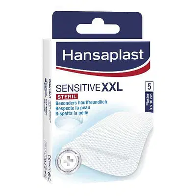 HANSAPLAST SENSITIVE MEDICAZIONE EXTRA EXTRA LARGE SILVER 5 PEZZI HANSAPLAST SENSITIVE MEDICAZIONE EXTRA EXTRA LARGE SILVER 5 PEZZI