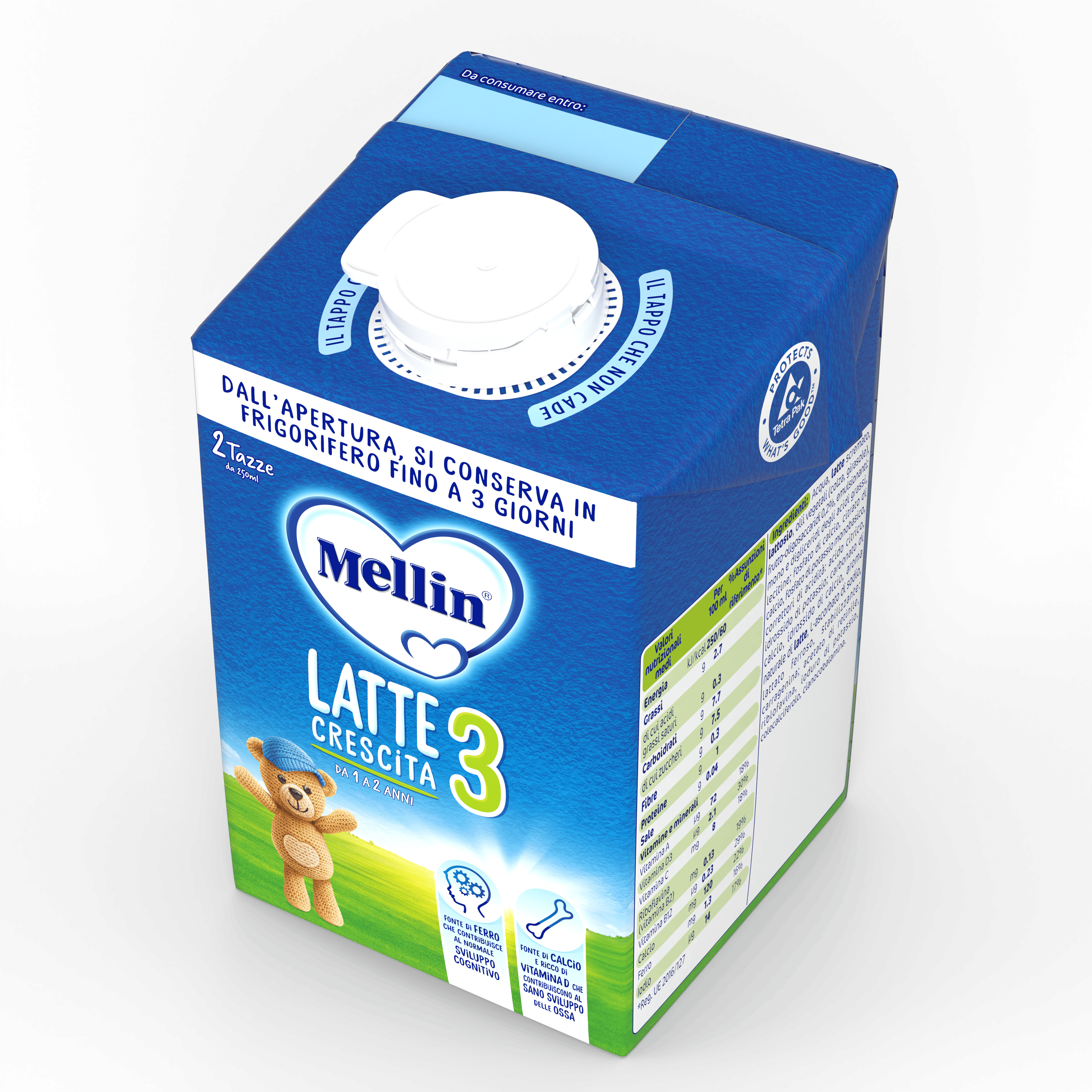 MELLIN 3 LATTE 500 ML