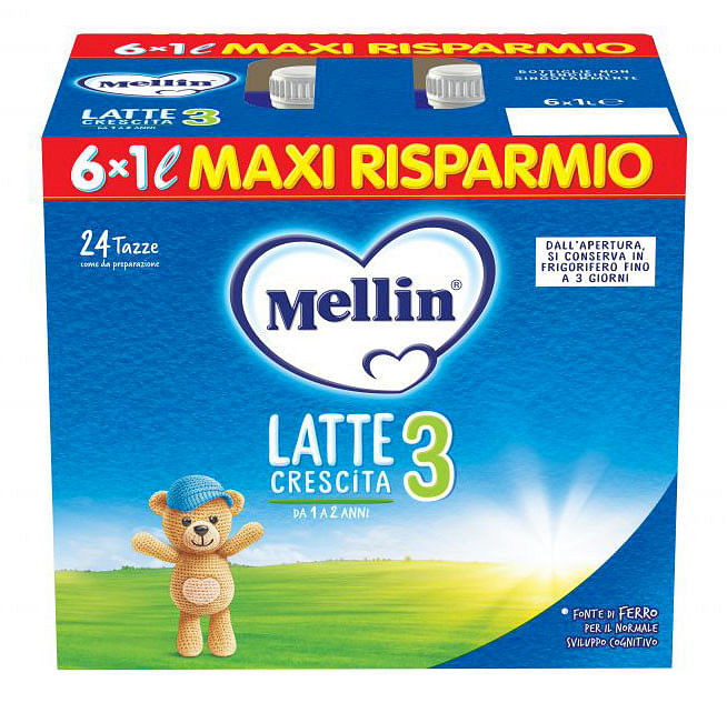 Mellin 3 Latte 6 X1000 Ml