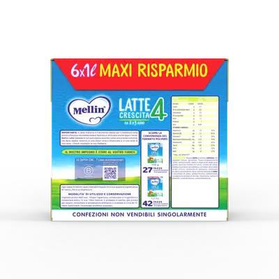 MELLIN 4 LATTE 6X1000 ML MELLIN 4 LATTE 6X1000 ML