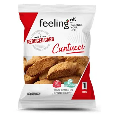 FEELING OK CANTUCCI ALLA MANDORLA START 50 G FEELING OK CANTUCCI ALLA MANDORLA START 50 G