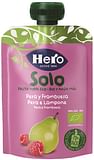 HERO SOLO FRUTTA FRULLATA 100% BIO PERA E LAMPONE 100 G