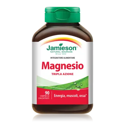 JAMIESON MAGNESIO TRIPLA AZIONE 90 COMPRESSE JAMIESON MAGNESIO TRIPLA AZIONE 90 COMPRESSE