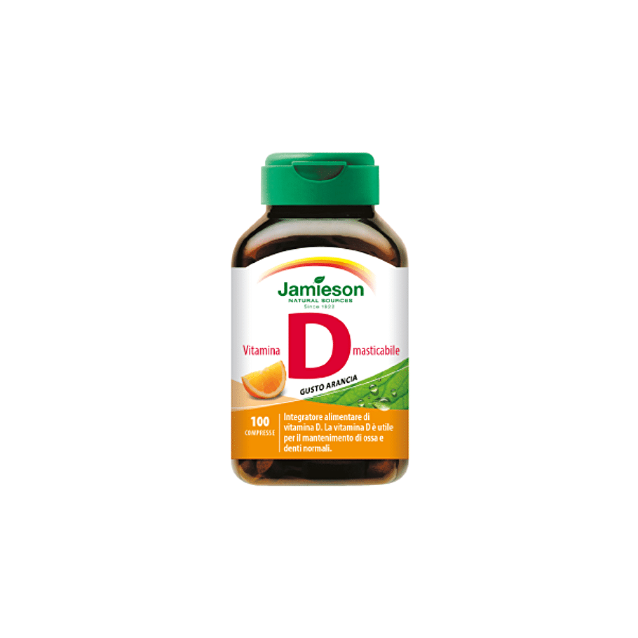 Jamieson Vitamina D Masticabile Arancia 100 Compresse