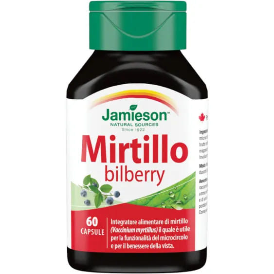 JAMIESON MIRTILLO BILBERRY 60 CAPSULE