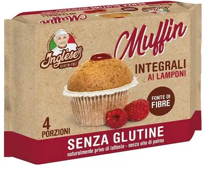 INGLESE MUFFIN INTEGRALI FARCITI AL LAMPONE 4 PEZZI DA 40 G INGLESE MUFFIN INTEGRALI FARCITI AL LAMPONE 4 PEZZI DA 40 G