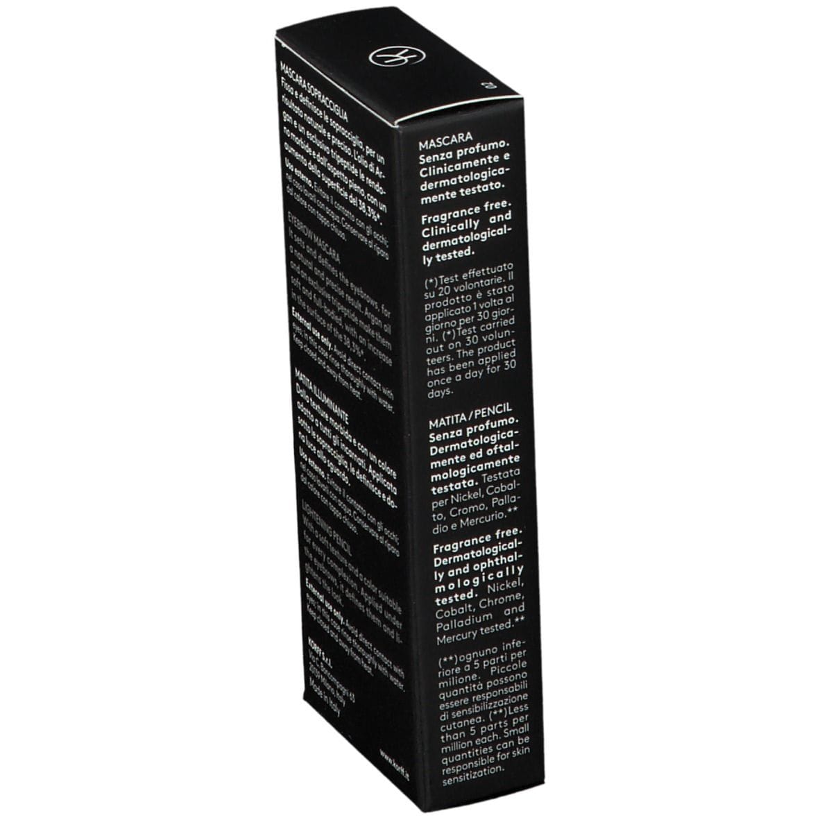 KORFF CURE MAKE UP KIT SOPRACCIGLIA CON MASCARA SOPRACCIGLIA 02 + MATITA ILLUMINANTE 02