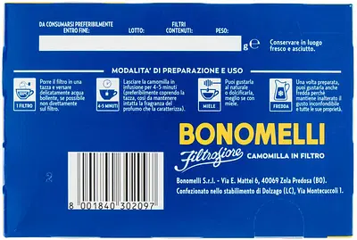CAMOMILLA FILTRO FIORE 14 BUSTINE CAMOMILLA FILTRO FIORE 14 BUSTINE