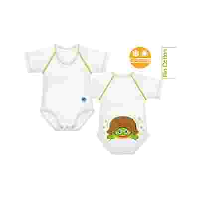 BODY 0-36M BIO COTTON 4SEASON SLOW FRIENDS TARTARUGA