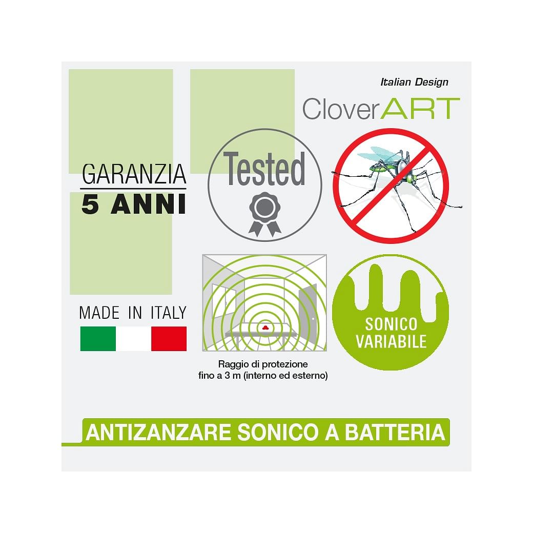 Colpharma Antizanzara Clover Art A Batterie