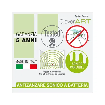COLPHARMA ANTIZANZARA CLOVER ART A BATTERIE COLPHARMA ANTIZANZARA CLOVER ART A BATTERIE