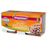 PLASMON OMOGENEIZZATO FAGIOLI BORLOTTI E CAROTE 2X80 G