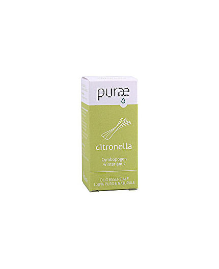 Purae Olio Essenziale Citronella Parti Aeree 10 Ml